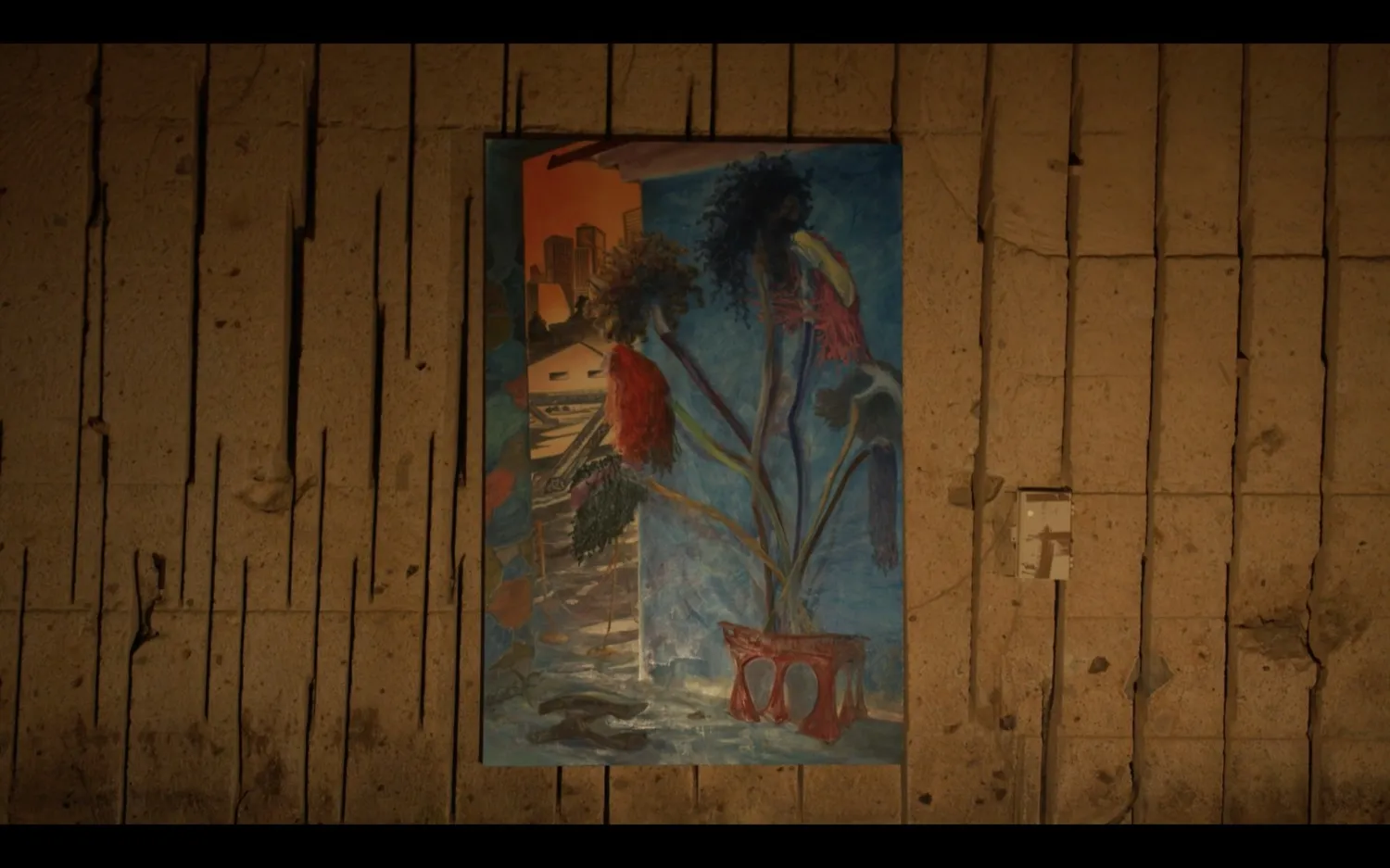 福永大介「Wildness 3」2016年 油彩・キャンバス